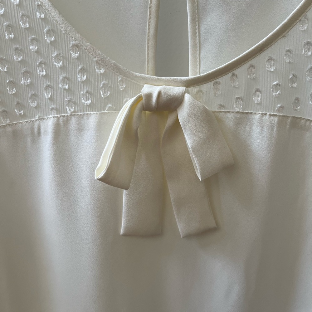 Chiffon bow tie blouse - Picture 2 of 12
